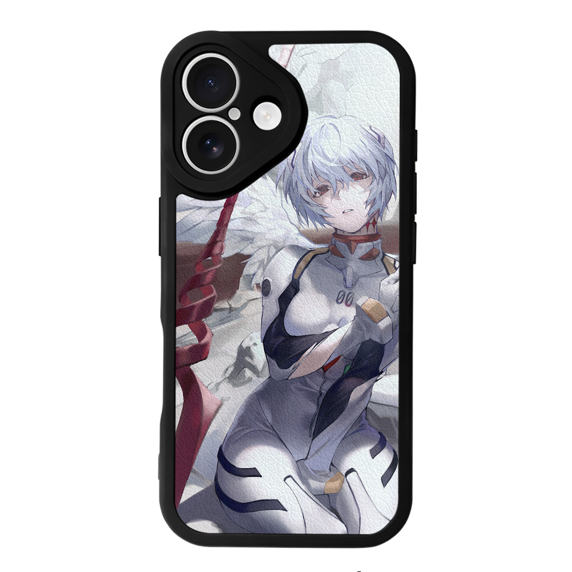 （画像用） EVA 新世紀エヴァンゲリオン 【iPhone 16シリーズ対応】シリコンスマホケース（レザー調） 材質：シリコン